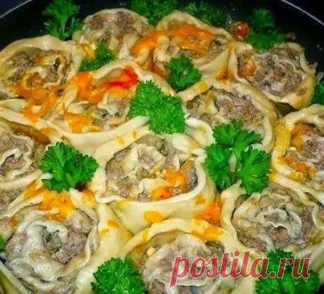 ЛЕНИВЫЕ ПЕЛЬМЕНИ. ВКУСНО, КРАСИВО И ГОТОВИТСЯ ПРОЩЕ ПРОСТОГО