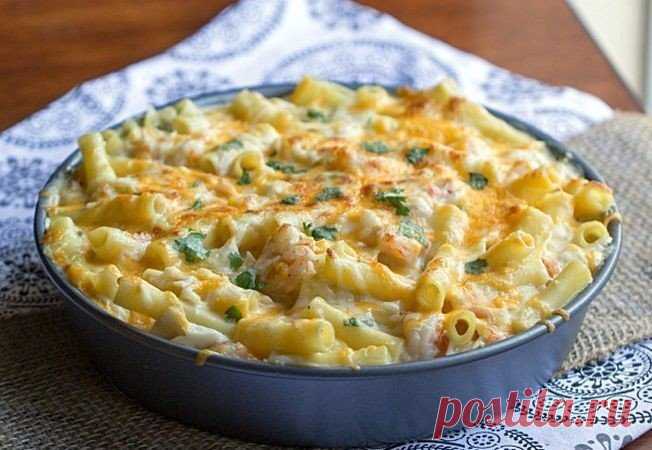 Макароны в соусе 
