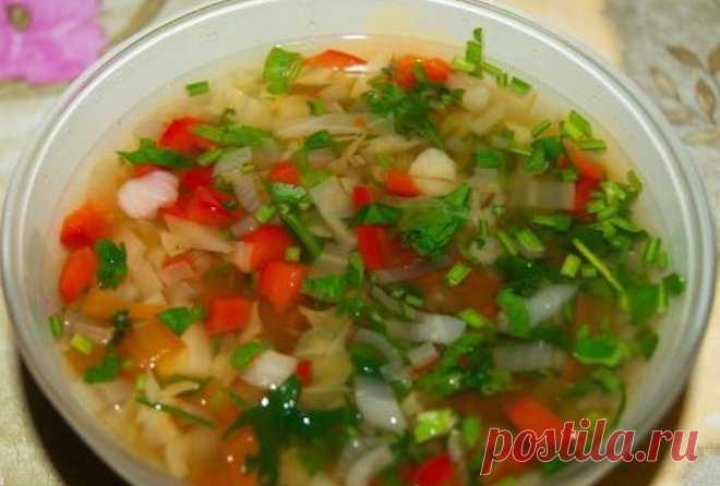 Вкуснейшим Овощной суп для худеющих