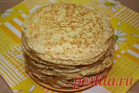 Блины кукурузные.