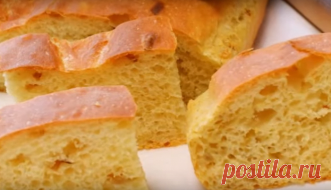 Ароматный луковый хлеб 
