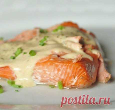 Запеченные стейки семги