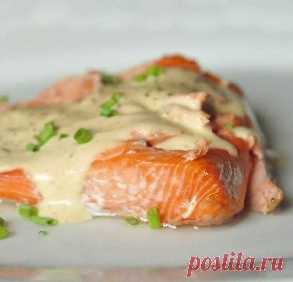 Запеченные стейки семги