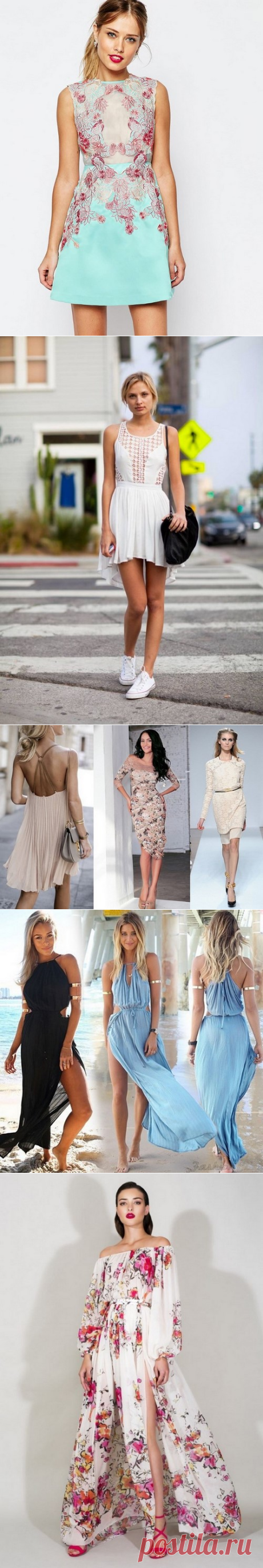Модные летние платья 2017-2018 фото, новинки, красивые летние платья фасоны | topxstyle.ru