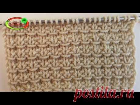 №73 Бесподобный узор  Отличная замена лицевой глади  Knitting pattern