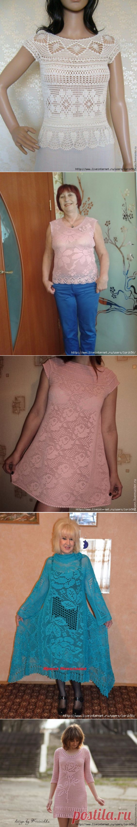 Филейные модели с подбором схем из инета. Для вдохновения.