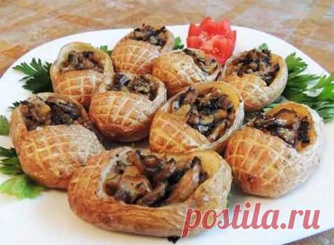 Гарнир из картофеля "Лапти" | Домашняя кулинария