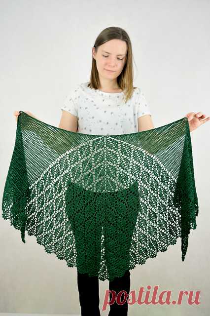 Ravelry: Сильвия шаль, рисунок от Sylwia Kawczyńska
