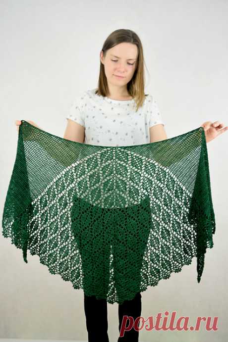 Ravelry: Сильвия шаль, рисунок от Sylwia Kawczyńska