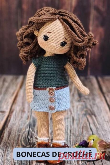 Кукла описание амигуруми