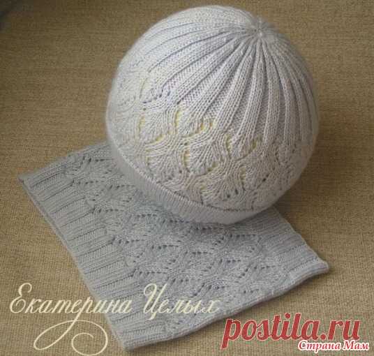 Шапка "Starflower hat" дизайнера Конни Чанг Чинчио в моём исполнении и снуд - В.Г.У. - Вязаные Головные Уборы - Страна Мам