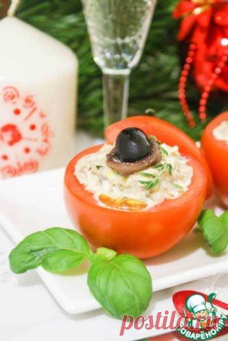 Помидоры, фаршированные салатом из тунца - кулинарный рецепт