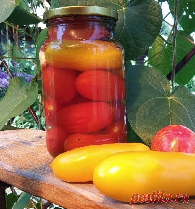 Очень вкусные помидорки на зиму

Рецепт рассола: я делаю расчет на банку, а не литр воды!

1литр. банка - 1.5 ч.л соли, 2ст.ложки сахара, 1ч.л уксус 70%;
1,5 литр. банка - 2ч.ложки соли, 3ст.ложки сахара, 1 ч.л уксус 70%;
2литр.банка - 3 ч.л соли, 4ст.ложки сахара, 1,5 ч.л уксус;
3 лит. банка - 4ч.л соли, 6ст.ложек сахара, 1ст.л уксус.

Чистые  прокалываем зубочисткой, укладываем в банки и заливаем кипятком. Банки я не стерилизую. Кто любит острое, можно добавить Чили .

Ч...
