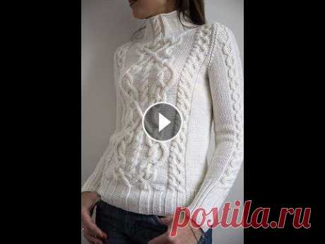 Модные Белые Женские Пуловеры Спицами - 2019 / Trendy White Women's Pullovers Knitting Модные Белые Женские Пуловеры Спицами - 2019 / Trendy White Women's Pullovers Knitting...