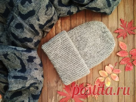 Шапка Бини спицами МК=)