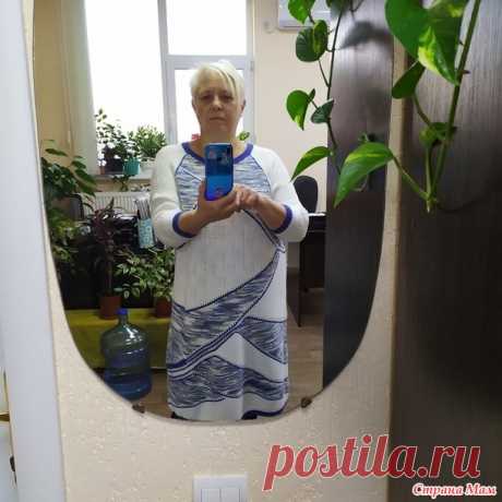 Платье техникой укороченных рядов - Вязание - Страна Мам