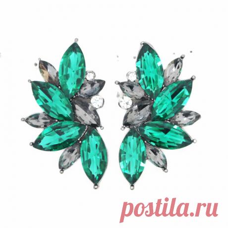 2015 новое оптовая продажа винтажный дизайн кристалл серьги мода женщин заявление серьгу для женщин мода pendientes купить на AliExpress