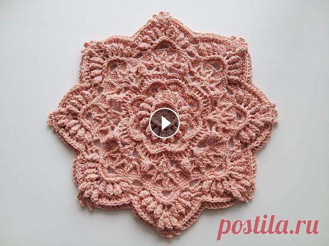 Красивая небольшая САЛФЕТКА из рельефных столбиков. Вязание крючком 2021. Привет Всем! Сегодня я Вам расскажу, как научиться вязать красивую объемную салфетку из рельефных столбиков крючком. Для вязания салфетки (диаметр 24 ...
