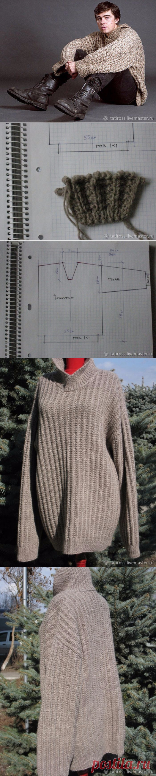 Вяжем свитер, как у Сергея Бодрова
