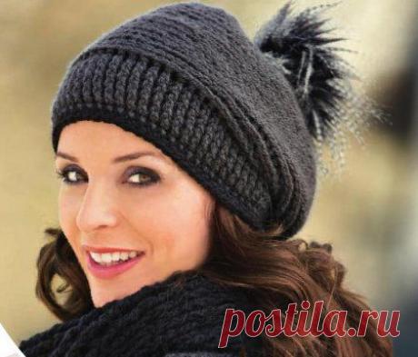 Женская шапка крючком
