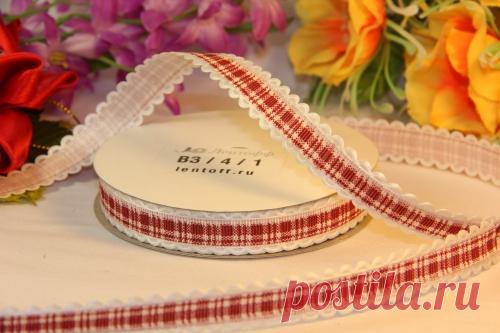 Декоративная лента 15мм * 20 ярдов