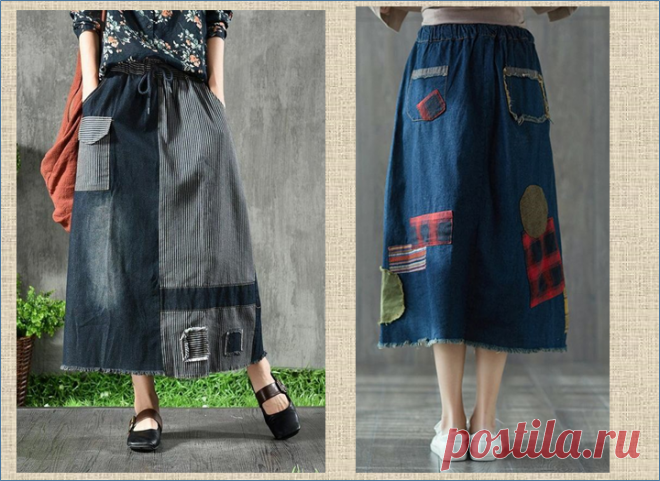 Переделка: фантазии на тему джинсовой юбки - 50 моделей для примера и рассматривания | МНЕ ИНТЕРЕСНО | Яндекс Дзен