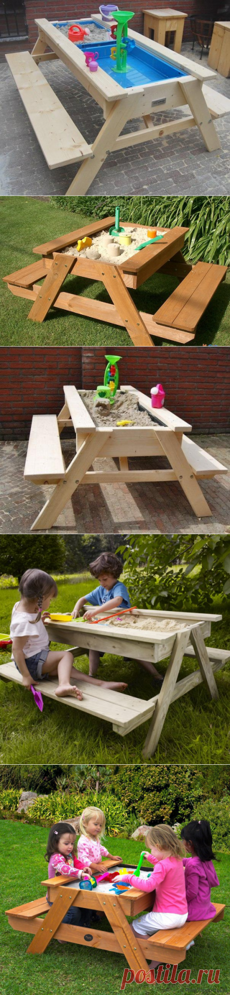 Стол-песочница — Сделай сам, идеи для творчества - DIY Ideas