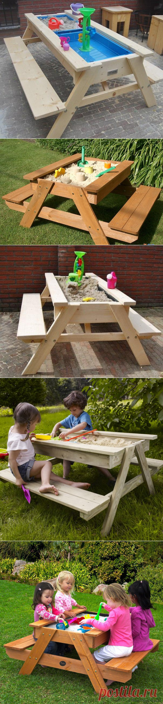 Стол-песочница — Сделай сам, идеи для творчества - DIY Ideas