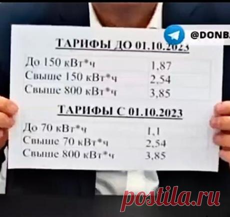 ТАРИФЫ  С  1  10  23 Г