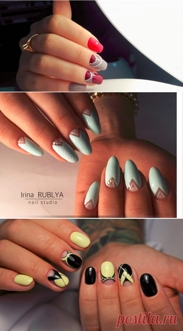 Красивый лунный маникюр 2018-2019 - модные идеи и фото новинки   | Beautylooks
