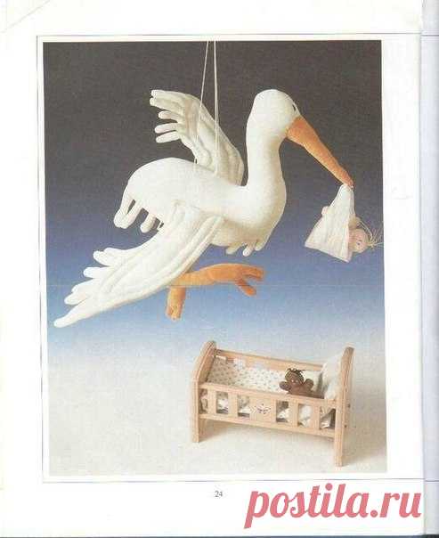 И у меня есть душа...
Аист с ребенком