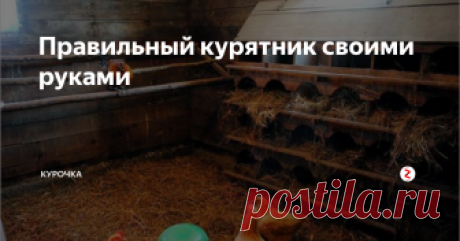 Правильный курятник своими руками Всем привет! Сегодня будем строить правильный курятник своими руками - что учесть, как обустроить птичник по всем правилам? Нельзя сказать, что сегодня начался массовый отток городского населения в пригороды и в деревню. Но все же этот процесс очень заметен. Многие жители мегаполисов приобретают или строят себе дома в сельской местности. И далеко не все из них становятся владельцами впечатляющих к