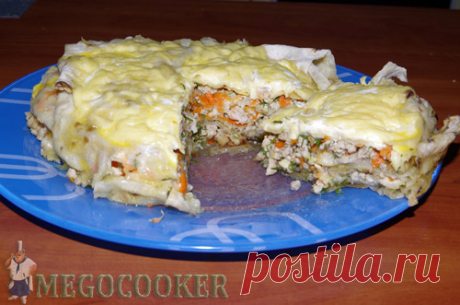 Ачма с мясом из лаваша в мультиварке, фото рецепт — MEGOCOOKER