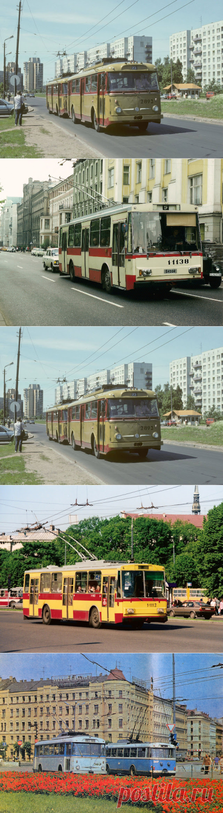 Retro Latvija club: История рижского троллейбуса