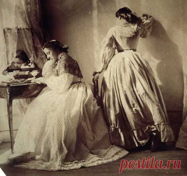 Мода викторианской эпохи на изображениех леди Клементины Хаварден 1850-60-х годов. / Путь моды