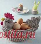 Корзинка для пасхальных яиц.