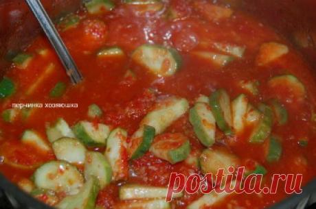 Огурчики "Хрустики" в томатной аджике | Четыре вкуса