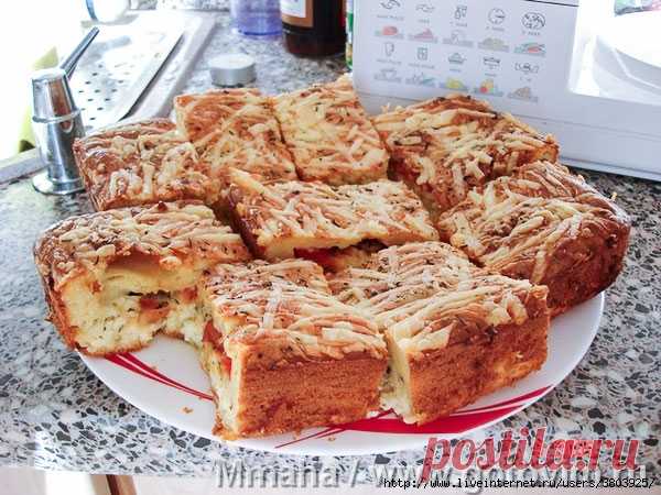 Пирог наливной с сыром - О, как я люблю подобную выпечку!