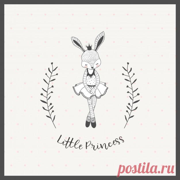 милая маленькая девочка кролик балерина мультфильм рисованной Более миллиона свободных векторов, PSD, фотографии и бесплатные иконки. Эксклюзивные халявы и все графические ресурсы, которые необходимые для ваших проектов