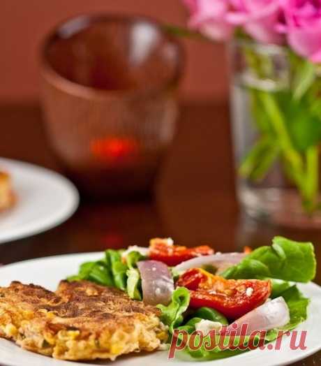 ​Блинчики с кукурузой