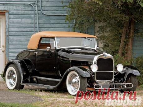 Super sleek 1929 Ford Roadster.