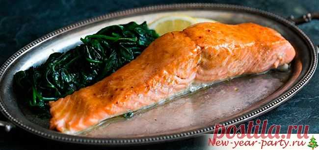 Стейки форели (лосося) на сковороде