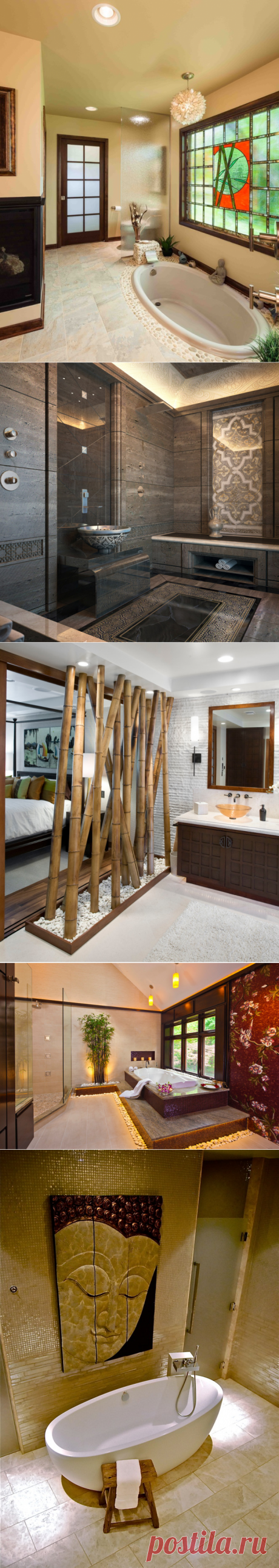 Ванная комната в восточном стиле