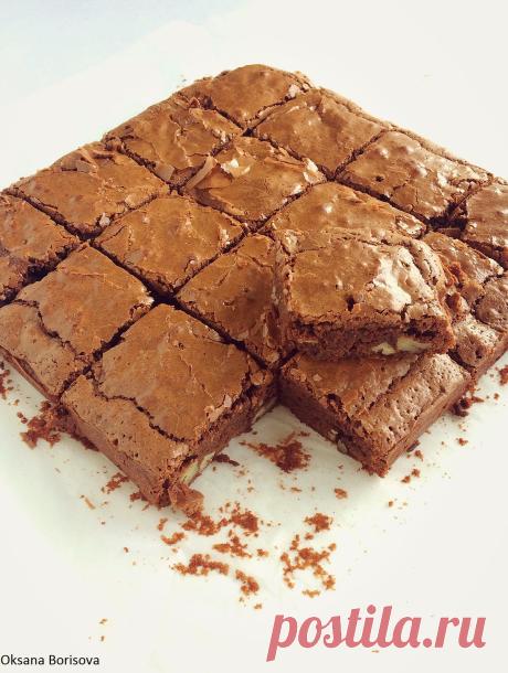 Кулинарные моменты: Брауни с грецкими орехами (Walnut Brownie)
