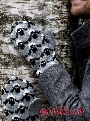 Узор "овечки", находка для любителей жаккарда
