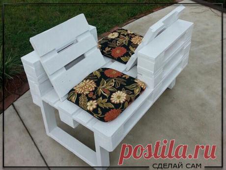 Из паллет.
#идеи