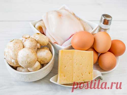 Рецепт кальмаров, фаршированных омлетом и шампиньонами на Вкусном Блоге
