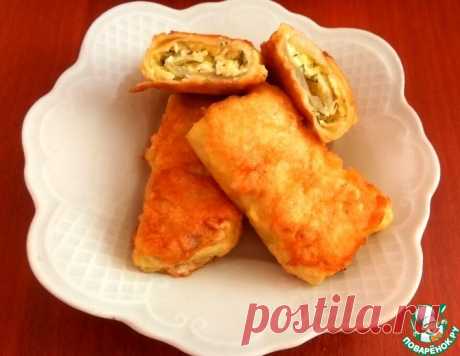 Капустные рулетики с яйцом и сыром – кулинарный рецепт