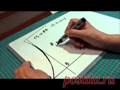 Расчет проймы и плеча в вязании спицами ч1 (Calculation armholes and shoulder Knitting Part 1)