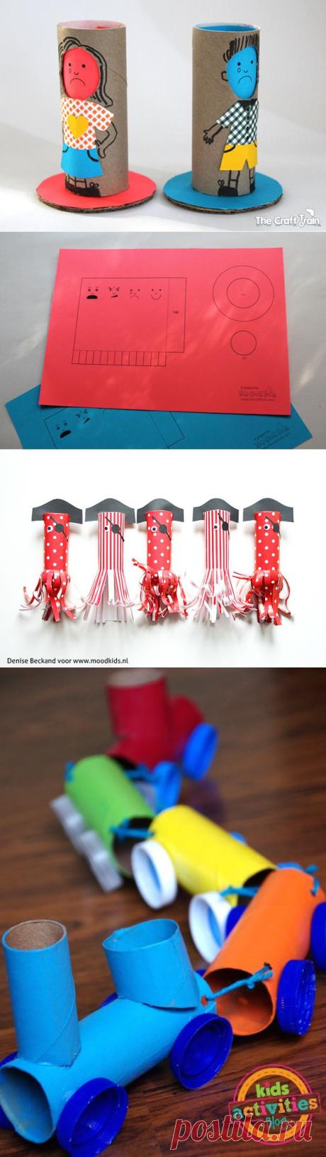6 manualidades sencillas con rollos de papel